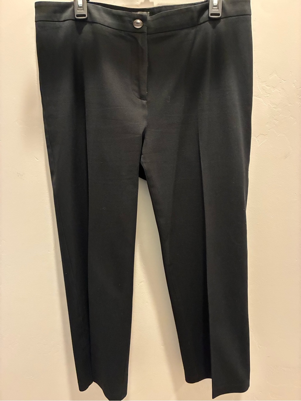 Chico's Black Straight-Leg Dress Pants